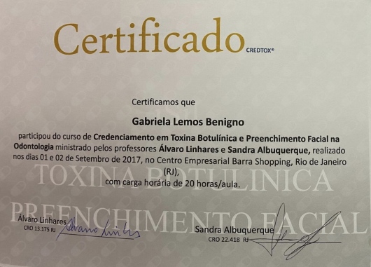 Doctor's credential certificate 1