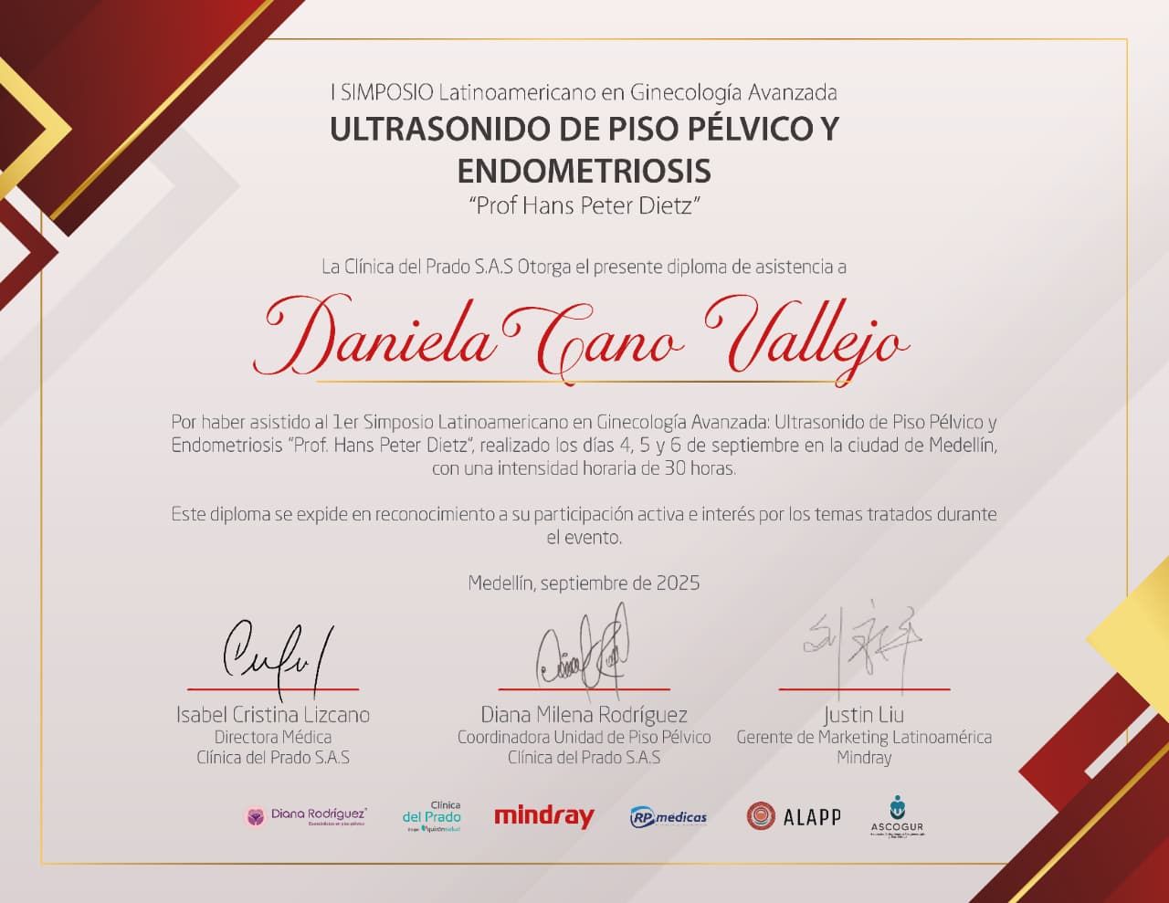 Doctor's credential certificate 4
