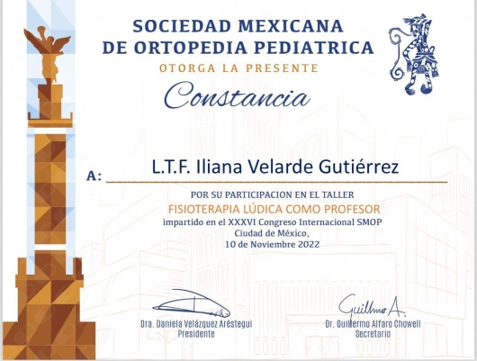 Doctor's credential certificate 1