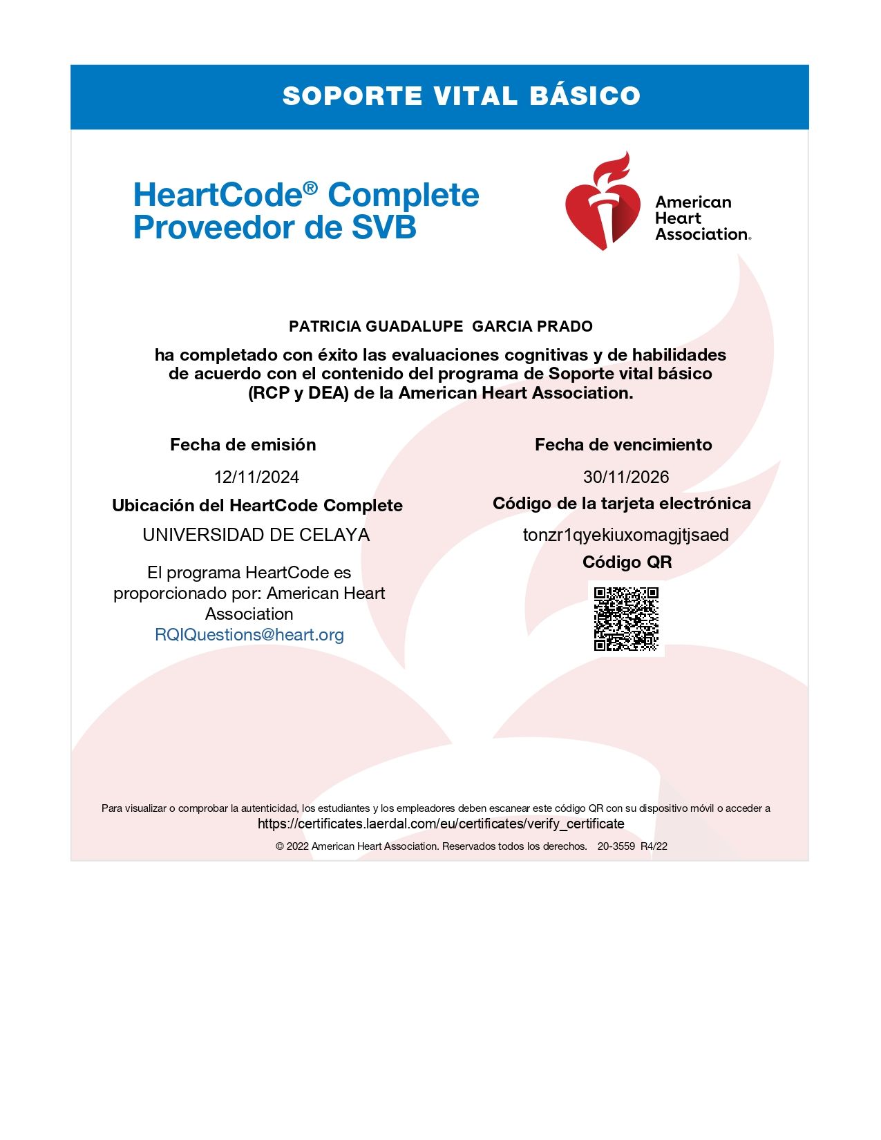 Doctor's credential certificate 2