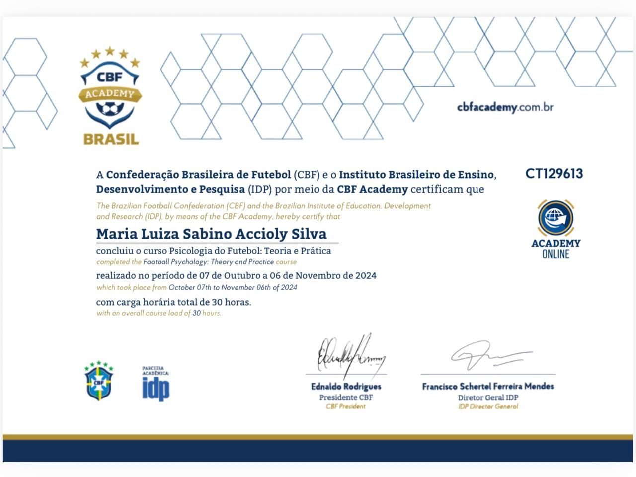 Doctor's credential certificate 2