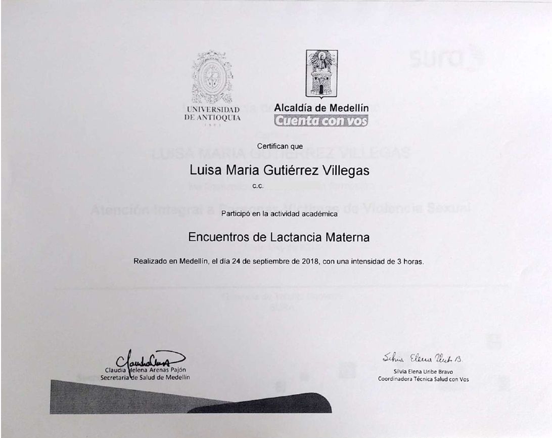 Doctor's credential certificate 3
