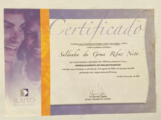 Doctor's credential certificate 5