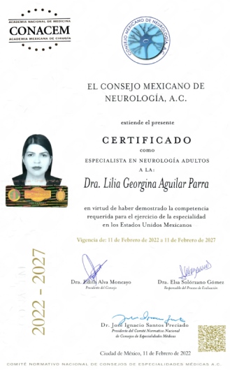 Doctor's credential certificate 1