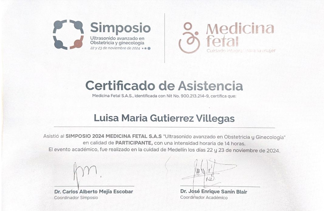 Doctor's credential certificate 7