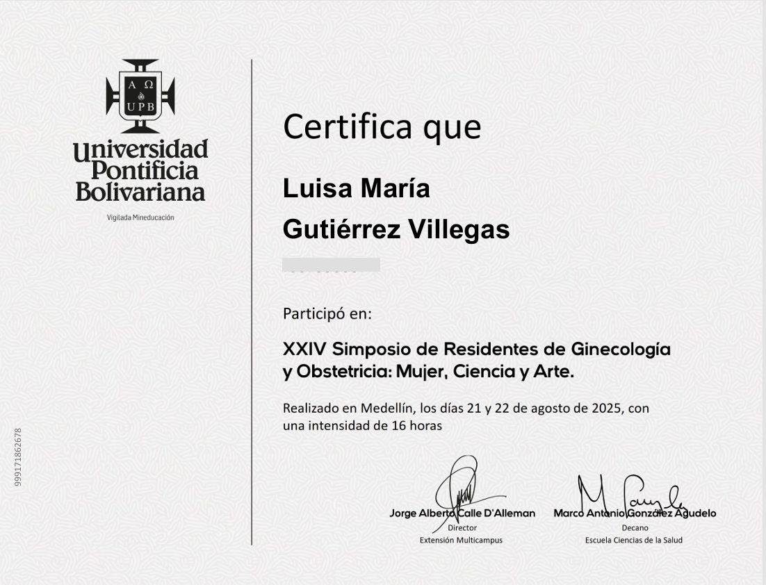 Doctor's credential certificate 8