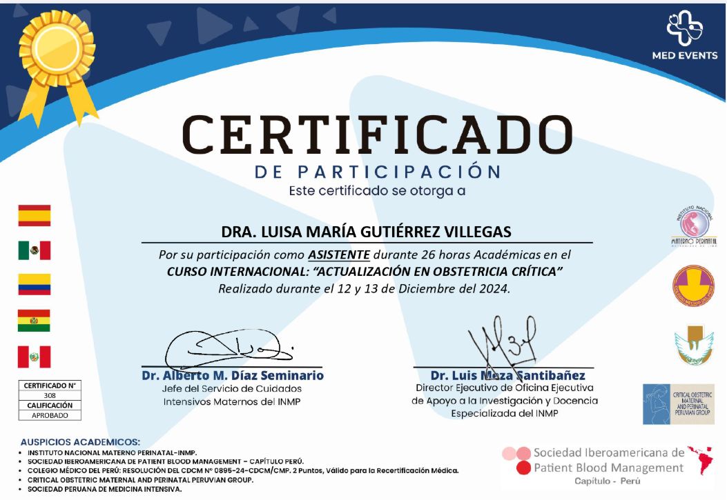 Doctor's credential certificate 9