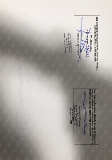 Doctor's credential certificate 5
