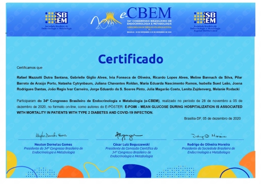 Doctor's credential certificate 2