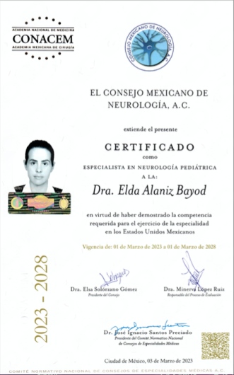 Doctor's credential certificate 2