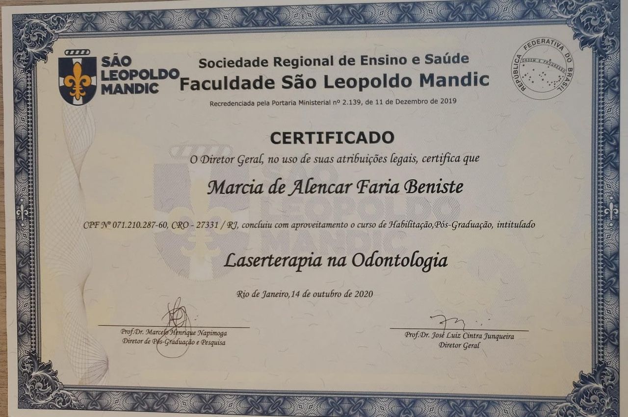 Doctor's credential certificate 1