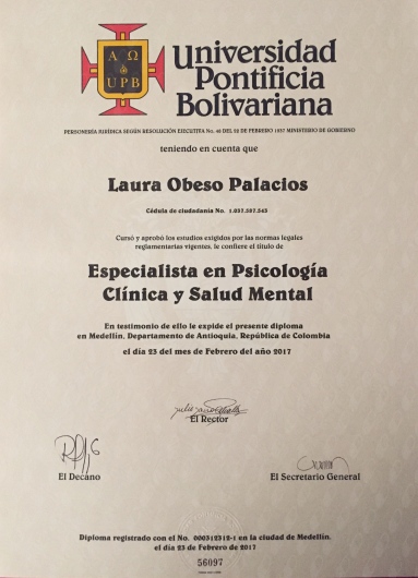 Doctor's credential certificate 2