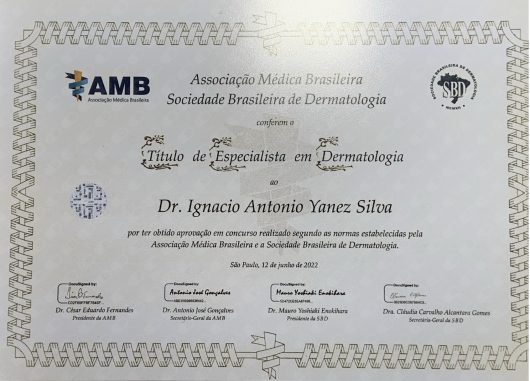 Doctor's credential certificate 1