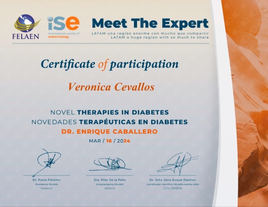 Doctor's credential certificate 2