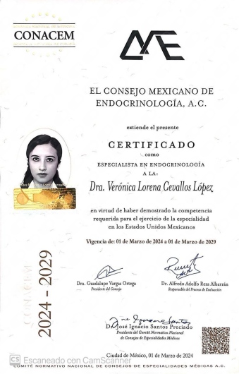 Doctor's credential certificate 3