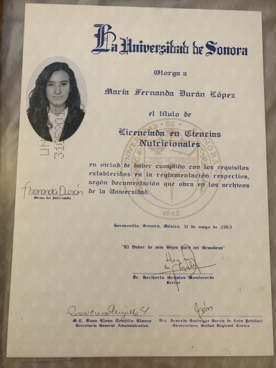 Doctor's credential certificate 3