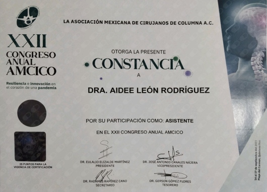 Doctor's credential certificate 3