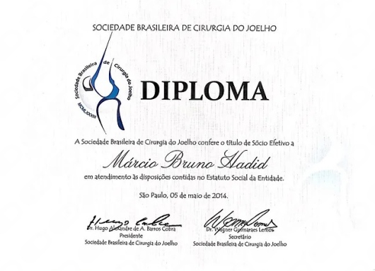 Doctor's credential certificate 2