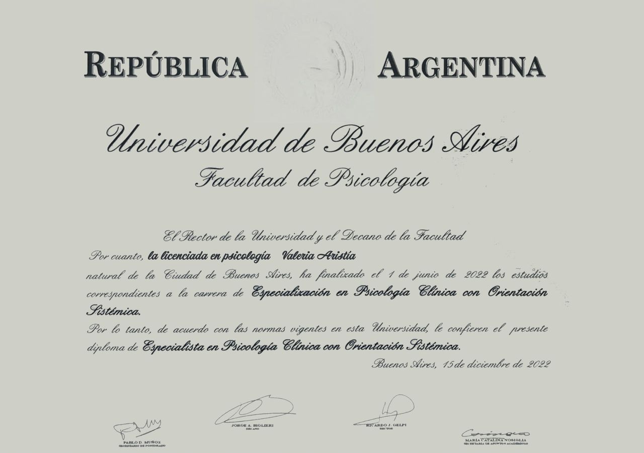 Doctor's credential certificate 1