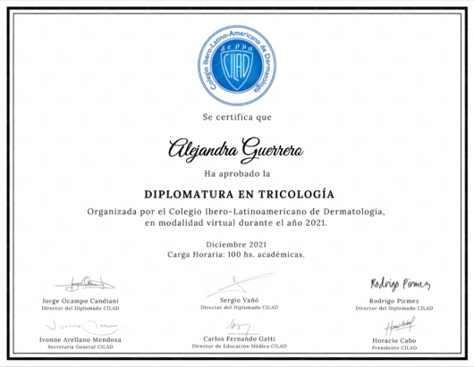 Doctor's credential certificate 1