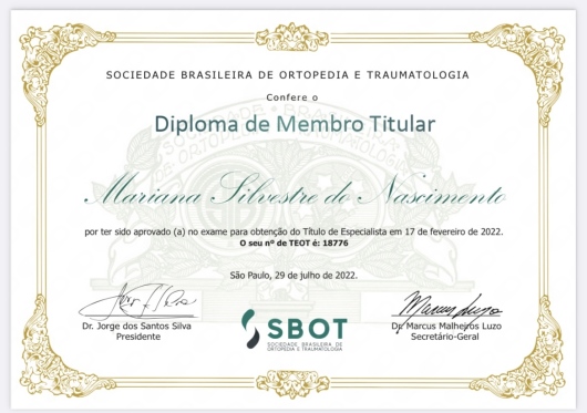 Doctor's credential certificate 1