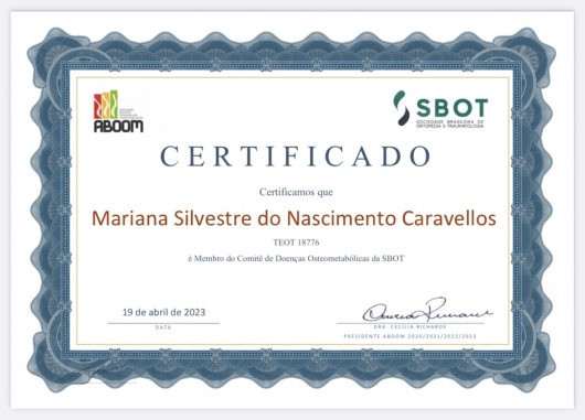 Doctor's credential certificate 2