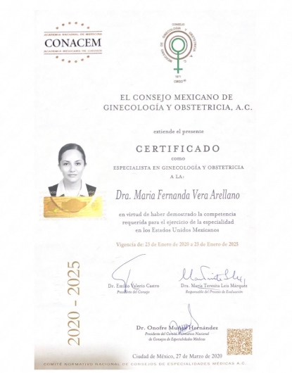 Doctor's credential certificate 4