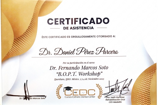 Doctor's credential certificate 5