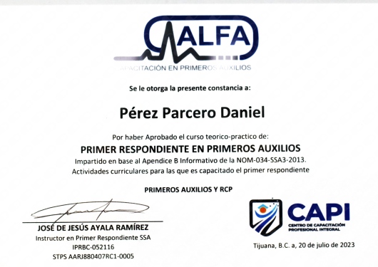 Doctor's credential certificate 6