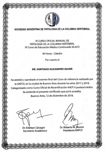 Doctor's credential certificate 3