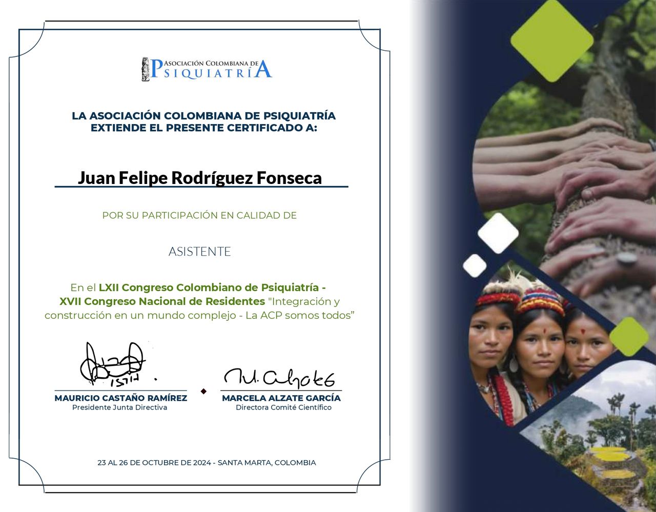 Doctor's credential certificate 3