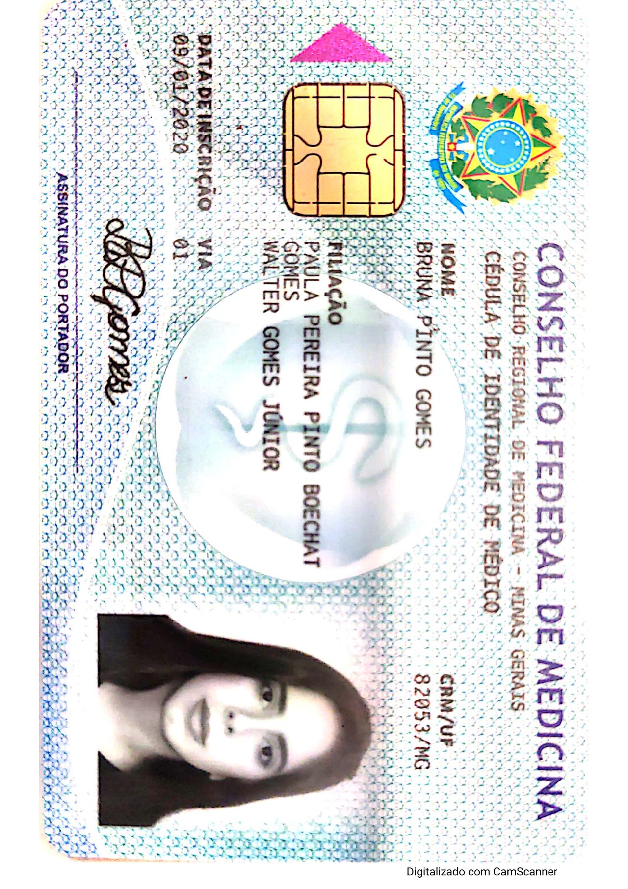 Doctor's credential certificate 3