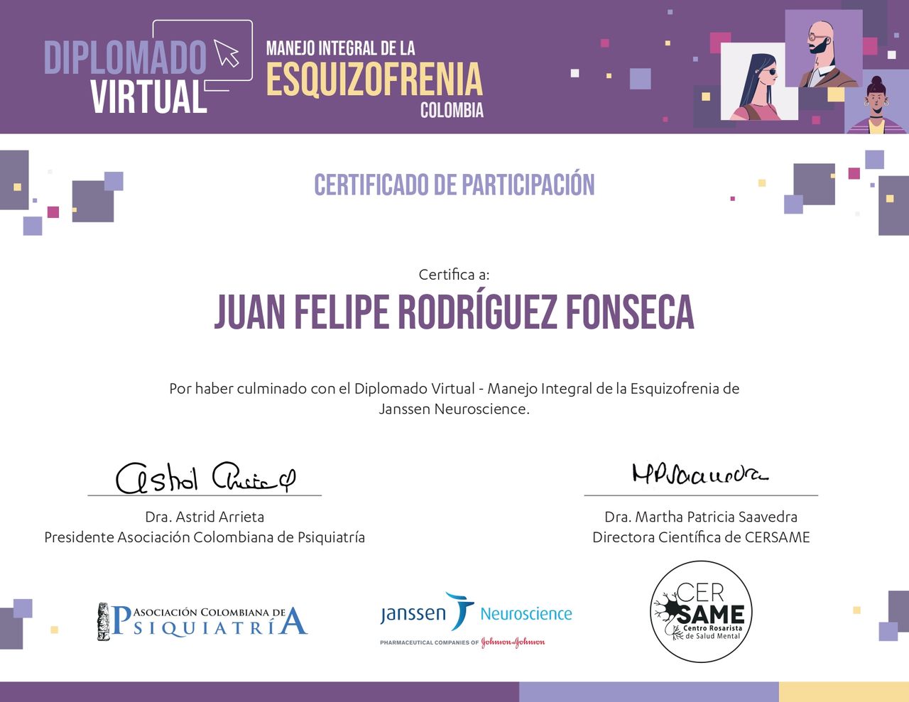 Doctor's credential certificate 4
