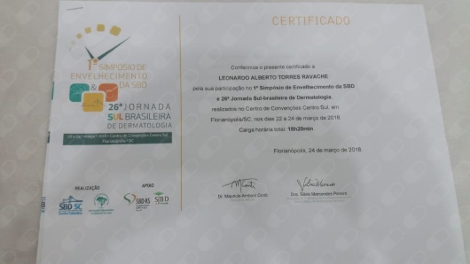 Doctor's credential certificate 3
