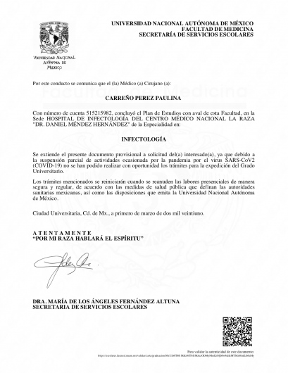 Doctor's credential certificate 3