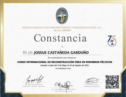 Doctor's credential certificate 5