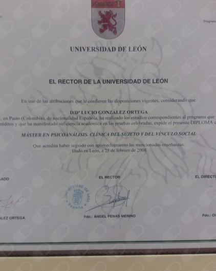Doctor's credential certificate 2