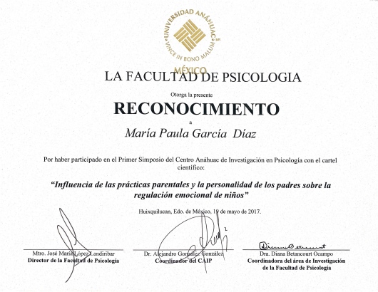 Doctor's credential certificate 2
