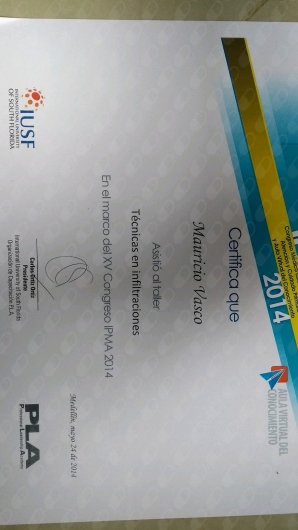 Doctor's credential certificate 2