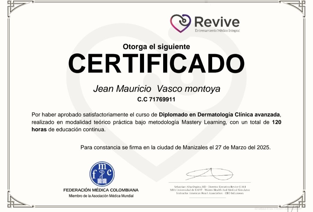 Doctor's credential certificate 4