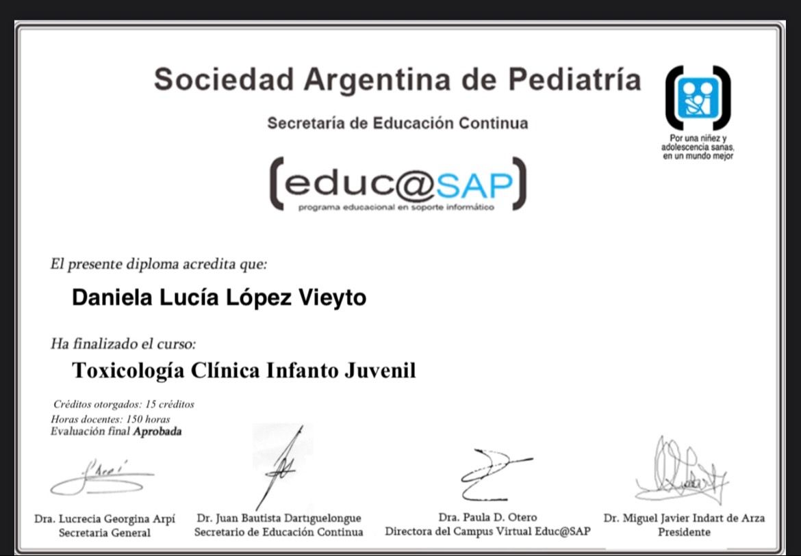 Doctor's credential certificate 2