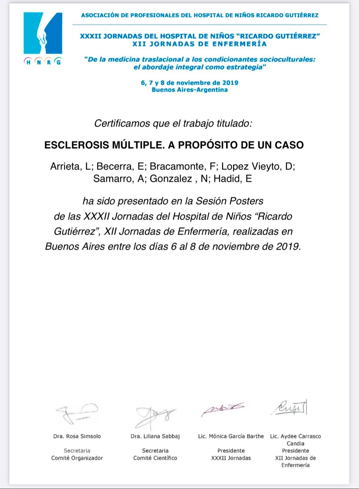 Doctor's credential certificate 4