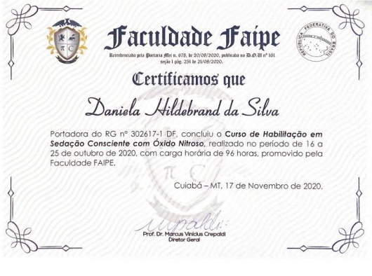 Doctor's credential certificate 3