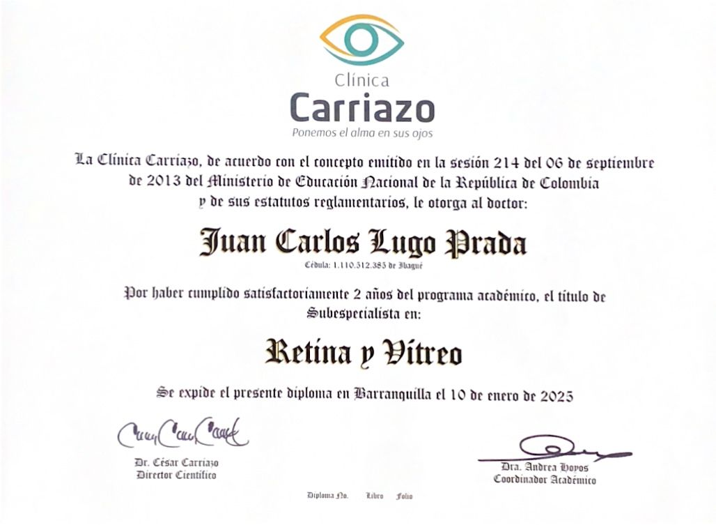 Doctor's credential certificate 3