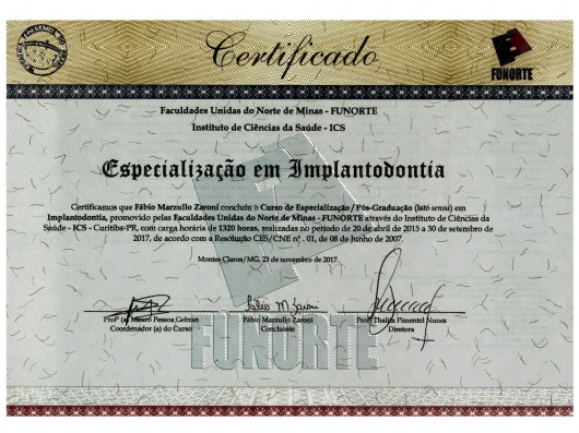 Doctor's credential certificate 7