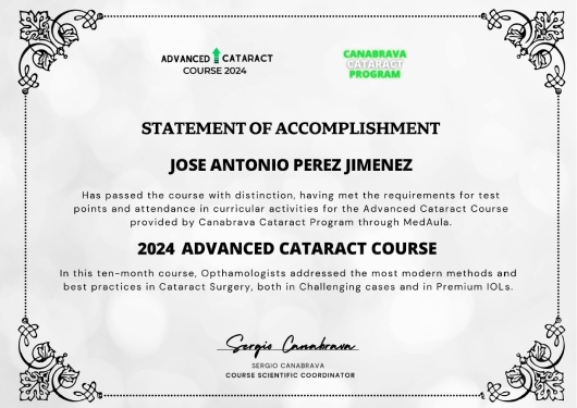 Doctor's credential certificate 2