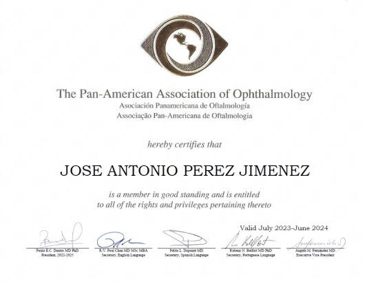 Doctor's credential certificate 3