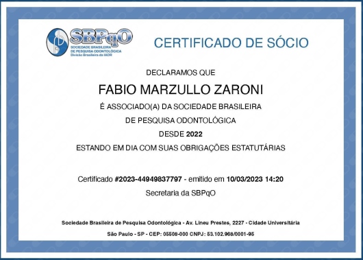 Doctor's credential certificate 10