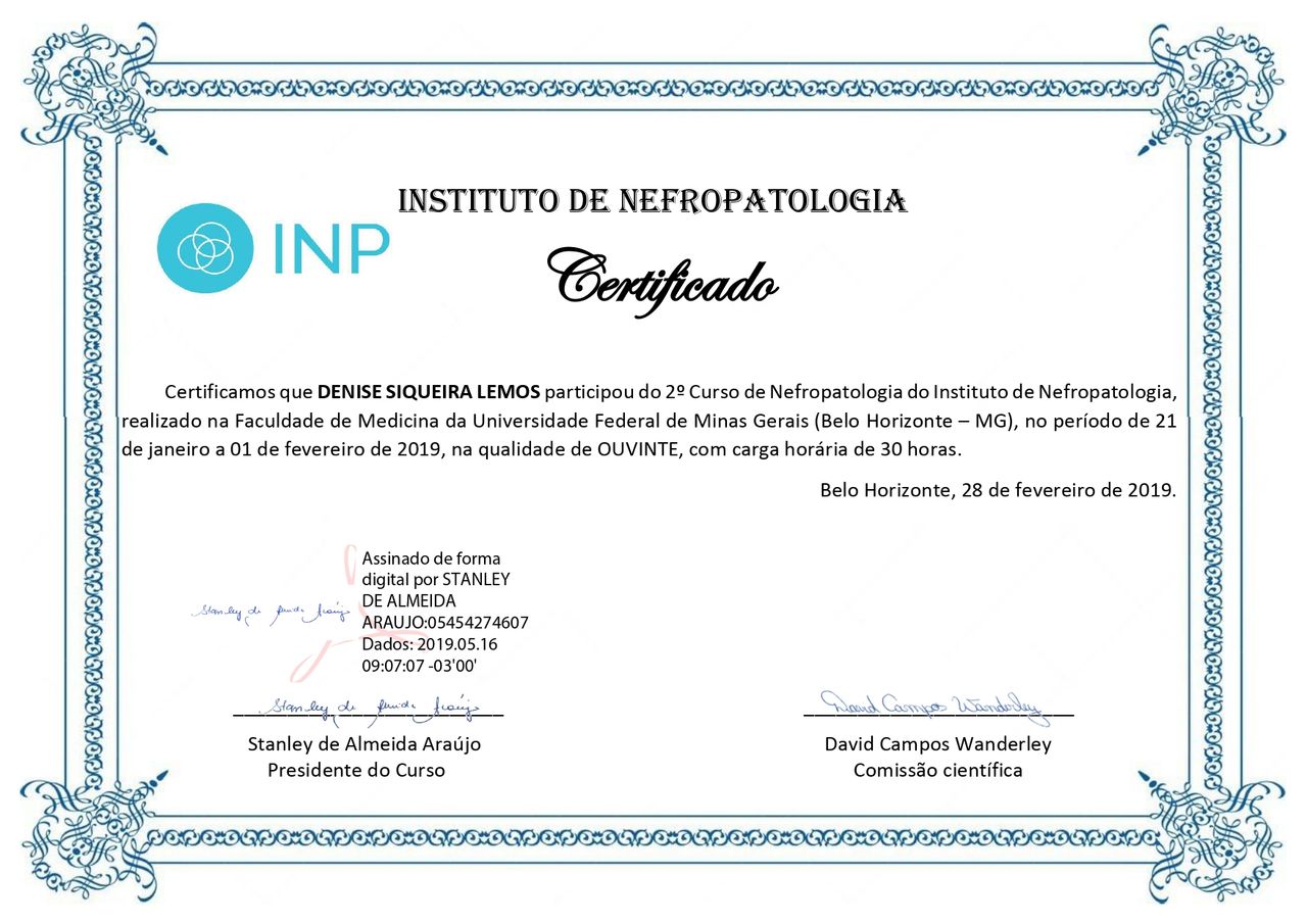 Doctor's credential certificate 1