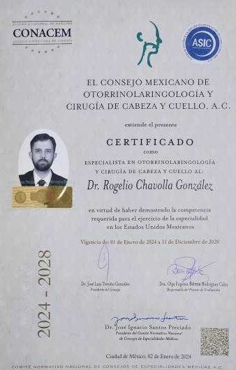 Doctor's credential certificate 1